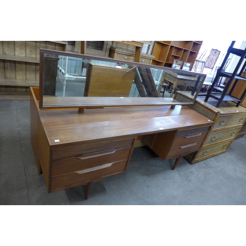 50 - A White & Newton teak dressing table