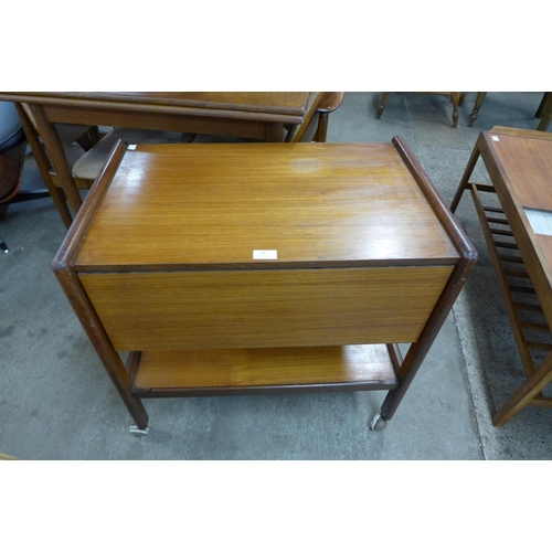 99 - A teak trolley