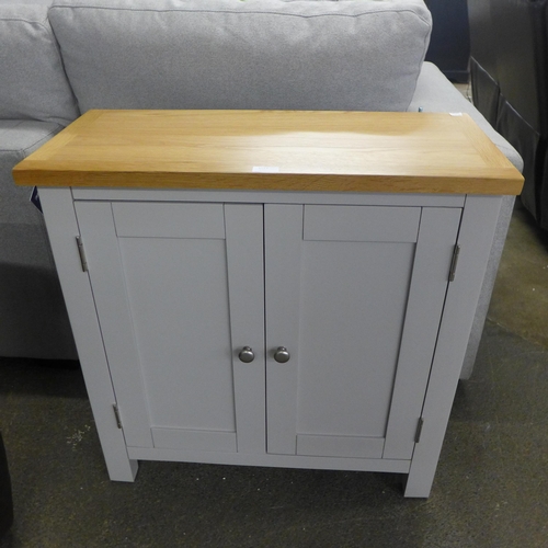 1327 - A Salisbury grey painted and oak small sideboard *this lot is subject to VAT