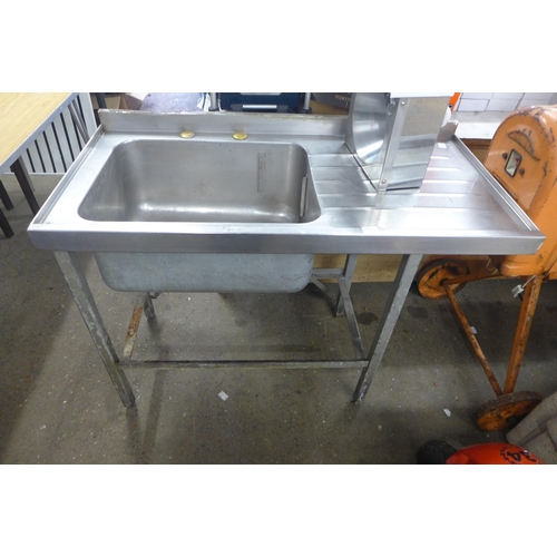 2070 - Stainless steel catering sink & hand wash sink