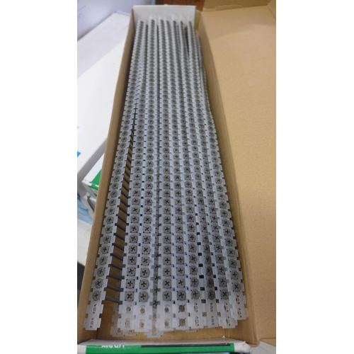 2127 - 4 Boxes (approx. 4,000) collated drywall screws, 3.5 x 50mm