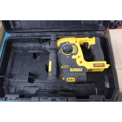 2142 - DeWalt DCH 253 SDS drill in case - no battery or charger - W