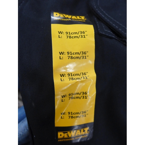 2150 - 2 Prs. of DeWalt work ware trousers size W 36