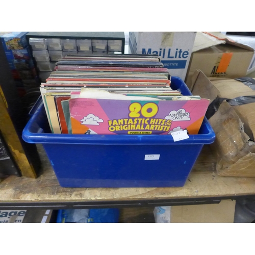 2175 - Box of approx. 70 assorted LPs - pop, classical, etc.