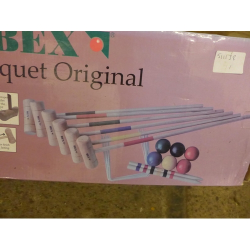 2220 - Croquet set - boxed