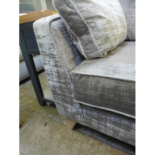 1514 - An Arighi Bianchi Dolce Titanium velvet two seater sofa RRP £1,105