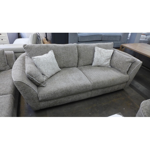 1361 - A Barker & Stonehouse grey upholstered four seater sofa RRP £1,575