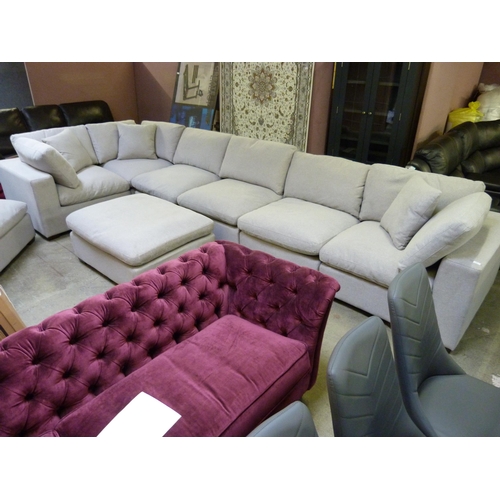 1581 - Lowell eight piece modular sectional sofa, Original RRP £2416.66 + vat(4082-3)* This lot is subject ... 