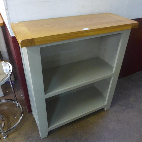 1481 - A Hampshire grey painted and oak small bookcase  *this lot is subject to VAT