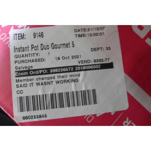 3007 - Instant Pot Gourmet      (244-352)  * This Lot Is Subject To Vat