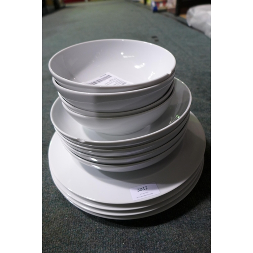 3012 - Set of Denby, White Dinnerware  (244-367)  * This Lot Is Subject To Vat