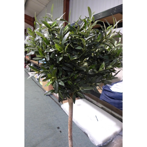 3045b - Artificial Olive Tree in Pot (243-77) * This lot is subject to VAT