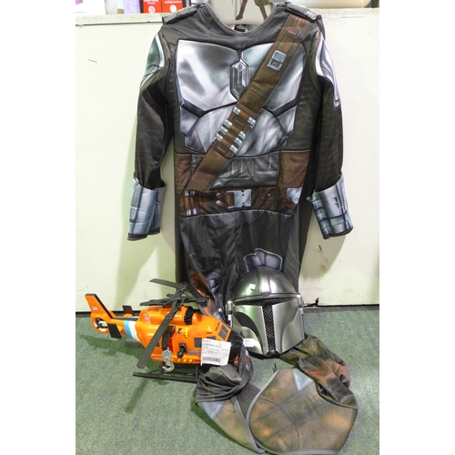 3058 - Licensed Costume (10-12yrs) and Boys & Mighty Motorised Helicopter (244-278,288)  * This Lot Is Subj... 