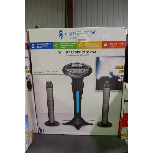 3063 - Singing Machine Ism1080 Portable Karaoke, Original Rrp £194.99 + Vat (244-266)  * This Lot Is Subjec... 