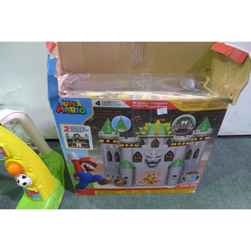 3072 - Vtech 3In1 Sports Centre And Bowser Castle Playset (244-377,401)  * This Lot Is Subject To Vat