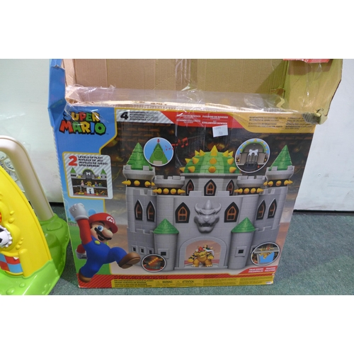 3072 - Vtech 3In1 Sports Centre And Bowser Castle Playset (244-377,401)  * This Lot Is Subject To Vat