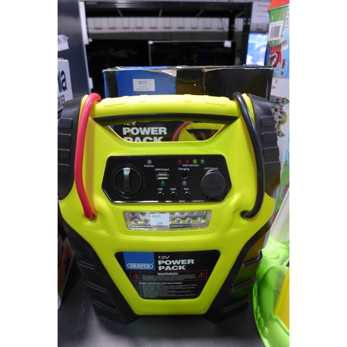 3073 - Draper 12v Jump Starter 900Am(244-371)  * This Lot Is Subject To Vat