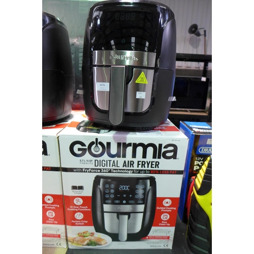 3076 - Gourmia Air Fryer (244-355)  * This Lot Is Subject To Vat