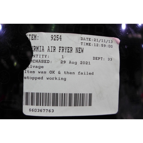 3077 - Gourmia Air Fryer  (244-356)  * This Lot Is Subject To Vat