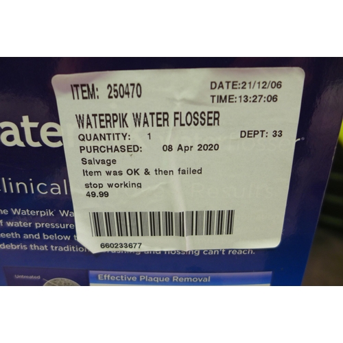 3078 - Waterpik Water Flosser   (244-362)  * This Lot Is Subject To Vat