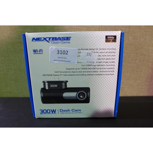 3102 - Nextbase 300w Dash Cam (243-60) * This lot is subject to VAT