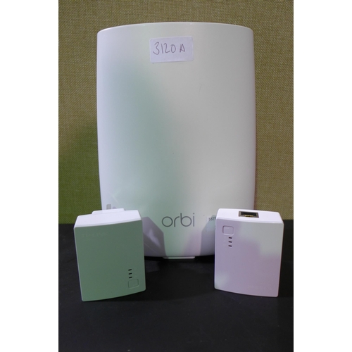 3120a - Tp-Link Ac1750  Dual Band Wifi Extender and Orbi AC3000 Netgear  (244-303)  * This Lot Is Subject To... 