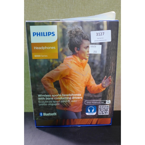 3127 - Philips Bone Conduction Headphones (6000Series) (244-381)  * This Lot Is Subject To Vat