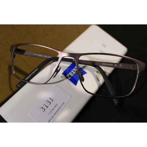 3131 - Zeiss Zs 40012 Fo29 54X17 Gunmetal Metal Frames (244-302)  * This Lot Is Subject To Vat