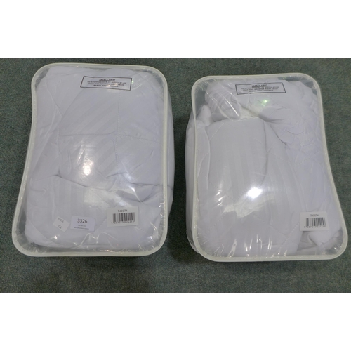 3326 - 2 X Mattress+2 X Pillow Protector Set King Size (244-72,73)  * This Lot Is Subject To Vat