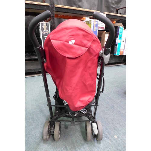 3327 - Joie Brisk Stroller - Cherry  S1102Fachr000     (244-68)  * This Lot Is Subject To Vat