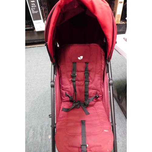 3327 - Joie Brisk Stroller - Cherry  S1102Fachr000     (244-68)  * This Lot Is Subject To Vat