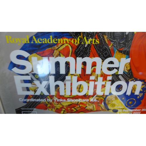 1323 - A Royal Academy Summer Exhibition mini poster, framed