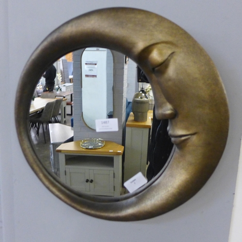 1487 - A Man In The Moon mirror, H 36cms (1923018)   #