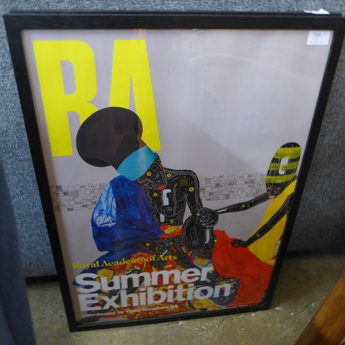 1564 - A Royal Academy Exhibition poster, Summer Exhibition, framed