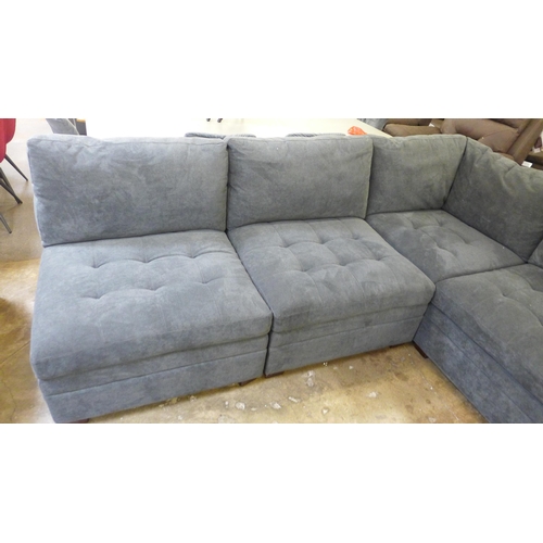 1585 - Thomasville Tisdale  6Pc Sectional Fabric Sofa , Original Rrp £1916.66 + Vat ( 4085-4)* This Lot Is ... 