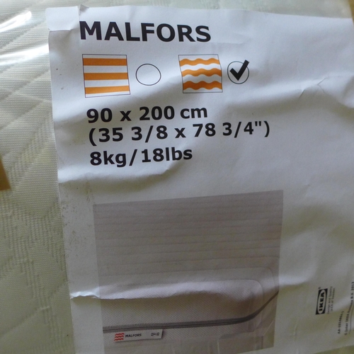 1710 - A Malfors Ikea single mattress * this lot is subject to VAT