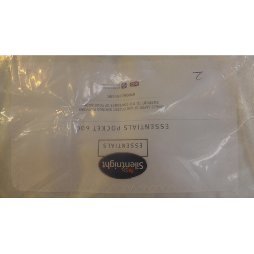 1727 - A Silentnight Essential pocket sprung 600 double mattress (original RRP £249.99) * this lot is subje... 