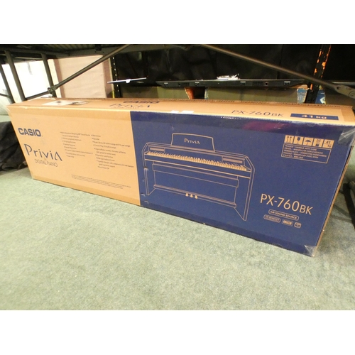 3330 - Casio Privia Digital Piano (Model PX-760BK), Original Rrp £489.99 + Vat       (244-66)  * This Lot I... 