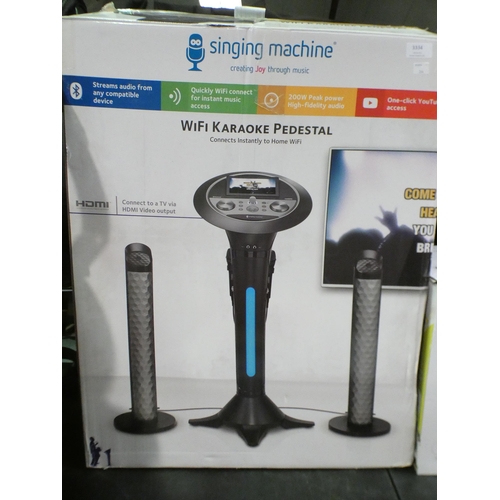 3334 - Singing Machine Ism1080 Portable Karaoke, Original Rrp £194.99 (244-63)  * This Lot Is Subject To Va... 