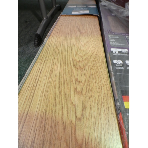 3358 - Three packs of Laminate Flooring Oak, Grey and Walnut  17 (244-359,360,368)  * This Lot Is Subject T... 