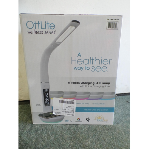 3371 - Ottlite Wellness  LED  Desk Lamp(244-113)  * This Lot Is Subject To Vat