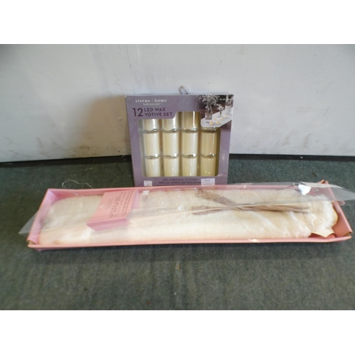 3373 - So Long Hot Water Bottle & LED Wax Candles ( (244-124,136)  * This Lot Is Subject To Vat