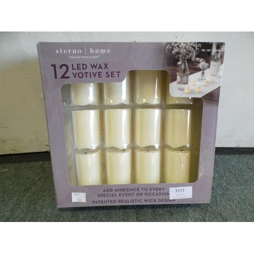 3373 - So Long Hot Water Bottle & LED Wax Candles ( (244-124,136)  * This Lot Is Subject To Vat