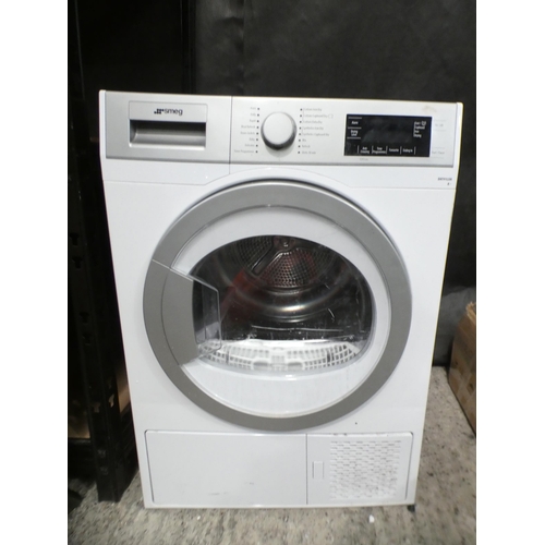 3398 - Smeg DHT91LUK 9kg condenser dryer ( 243-600 ) * This lot is subject to vat