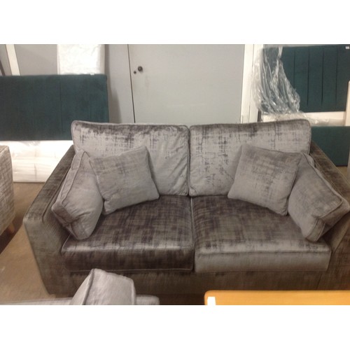 1512 - An Arighi Bianchi Dolce Magnesium Velvet Two Seater Sofa