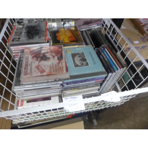 2241 - 4 Boxes of assorted CD's & tapes