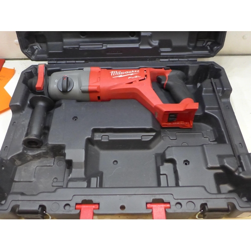 2255 - Milwaukee M18 CHD SDS drill in case - no battery or charger - W