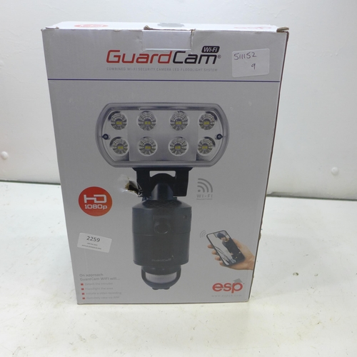 2259 - ESP Guardcam 1080p wi-fi security camera/ spotlight - boxed