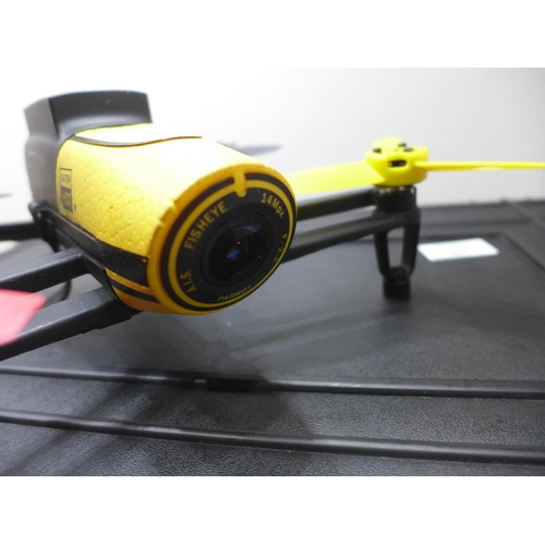 2262 - Parrot GPS drone in case with sky controls