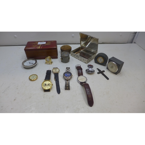 2323 - Assorted watches and jewellery boxes